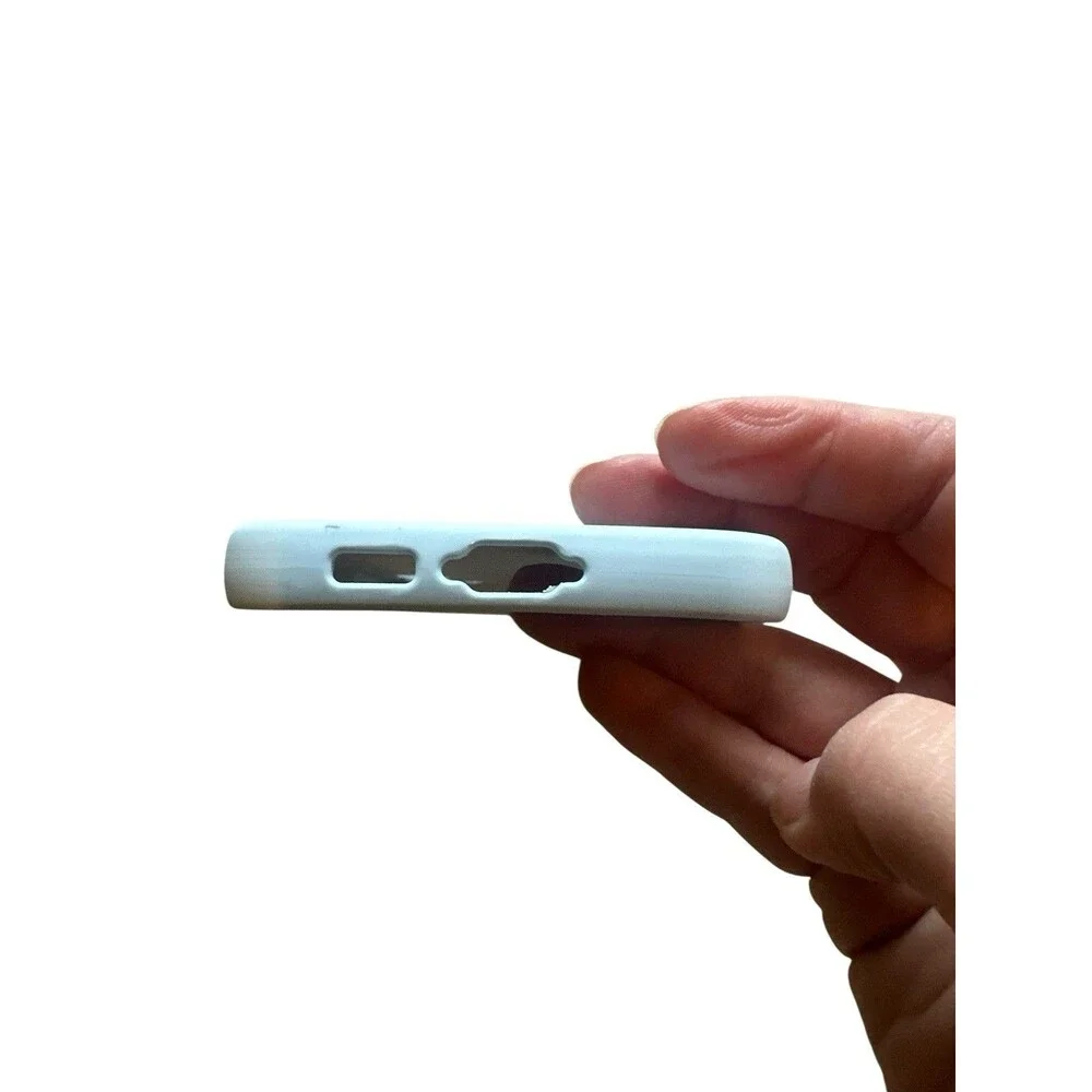 E Segoi Samsung Galaxy S23 FE Case Light Blue Liquid Silicone Gel Hard L ining